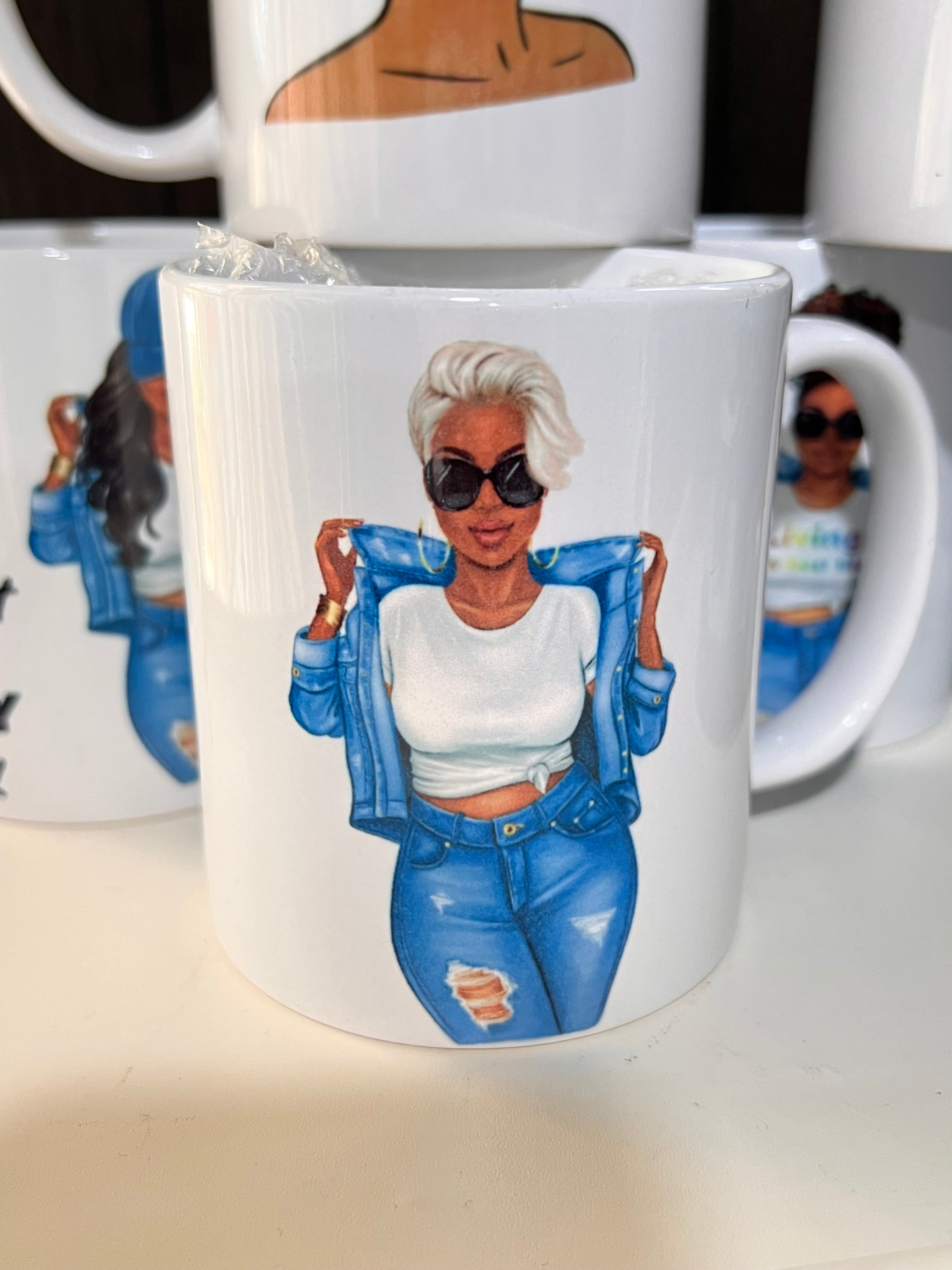Black Girl Coffee Mugs