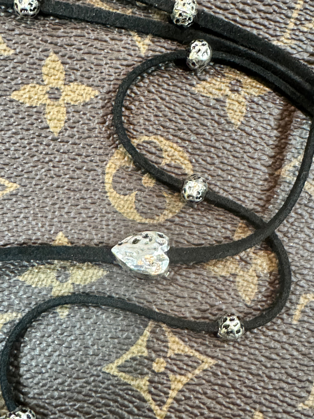 Heart2Heart Suede Beaded Necklace