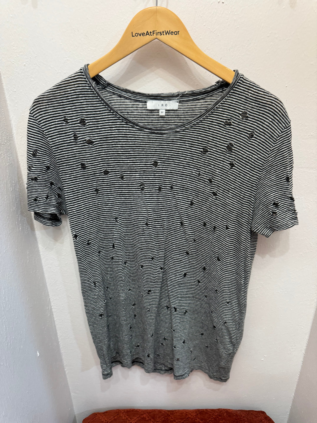 IRO Linen Distressed Tee