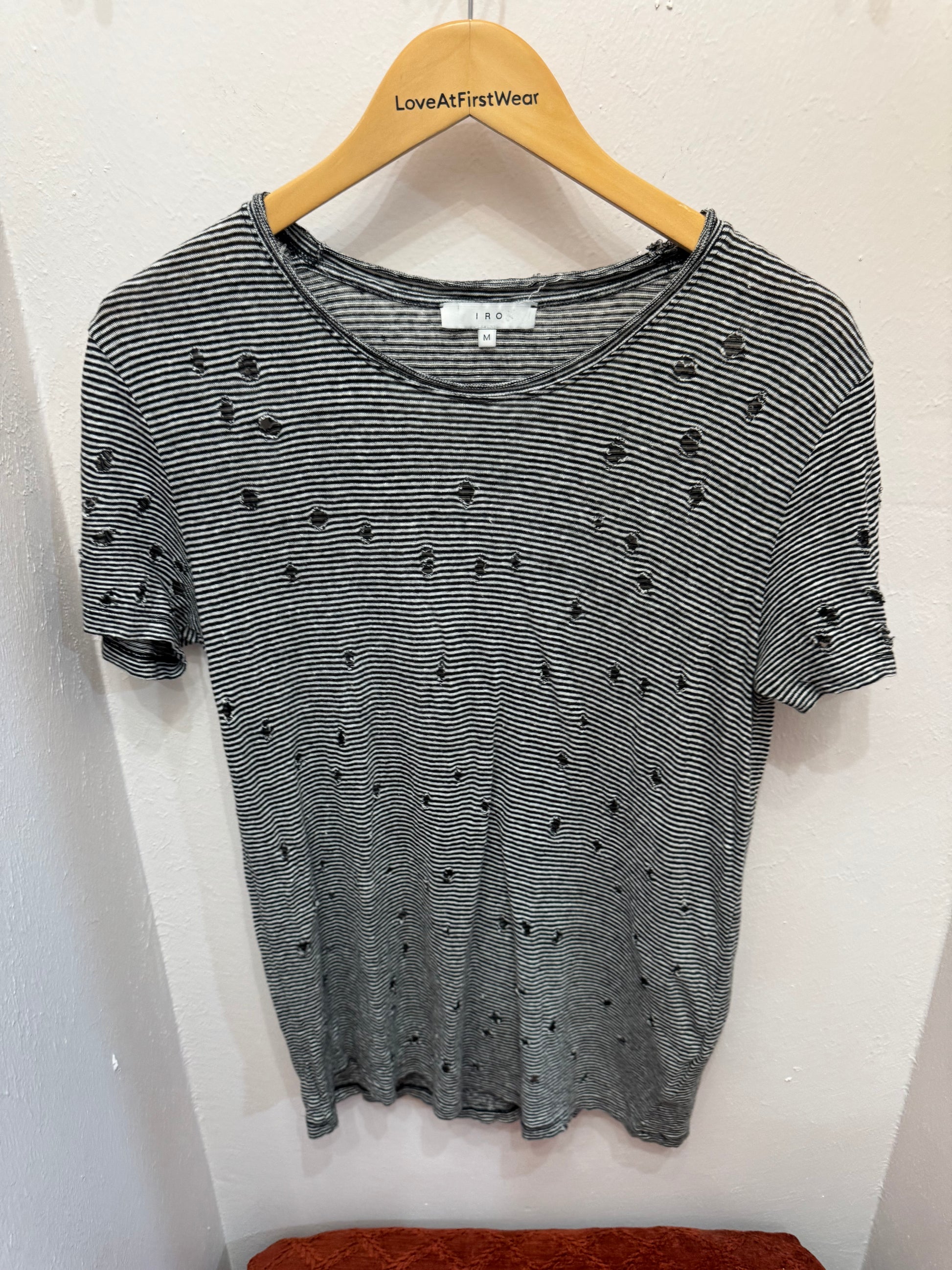 IRO Linen Distressed Tee