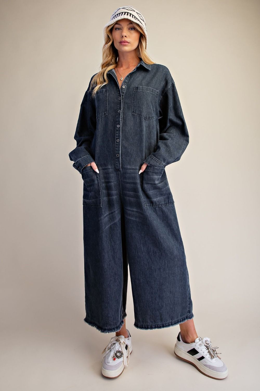 Macy Denim Jumpsuit