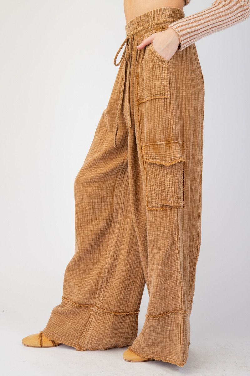 Malina Mineral Washed Drawstring Pants