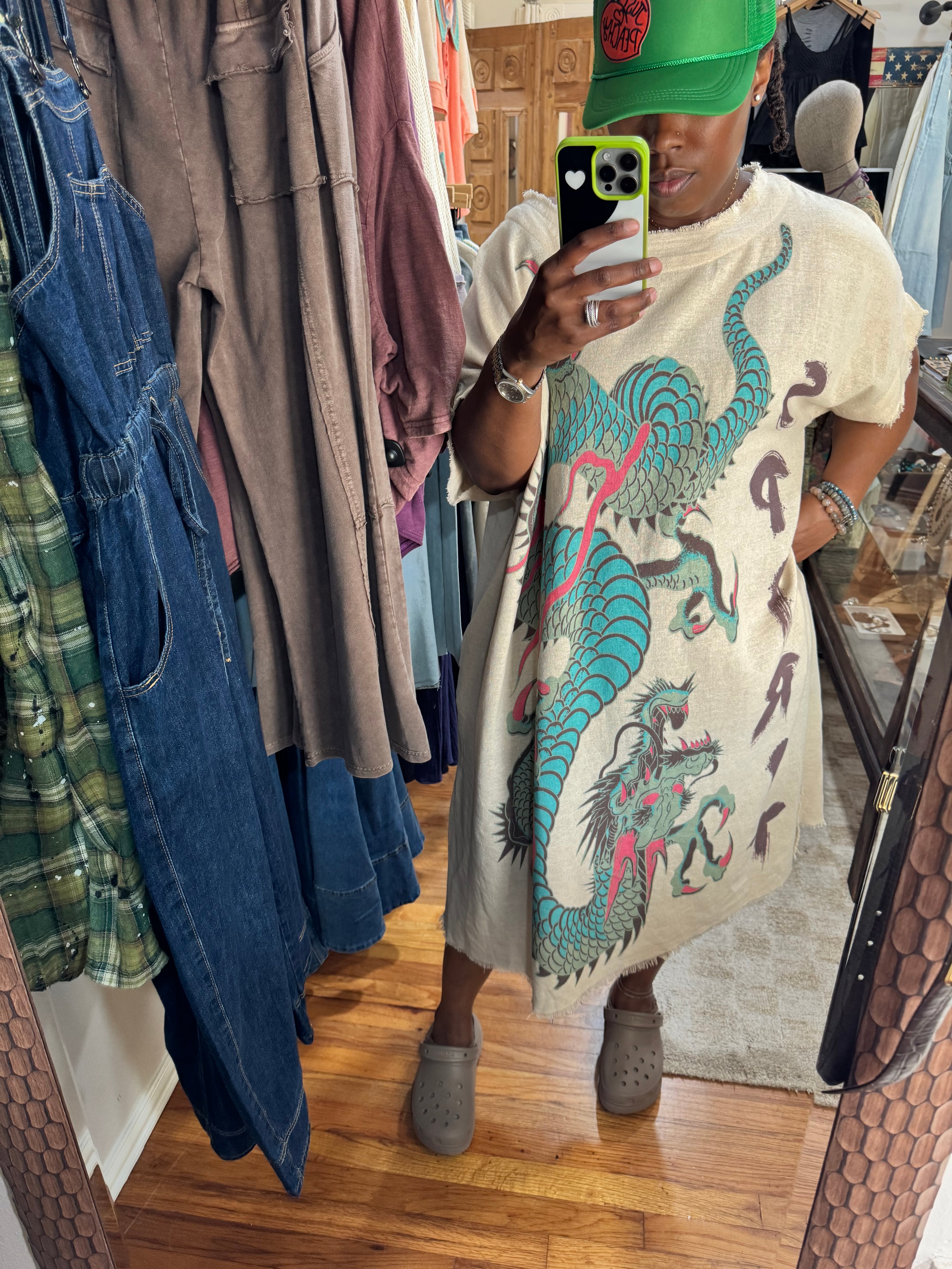 Taj Spirit Dragon Tunic Dress
