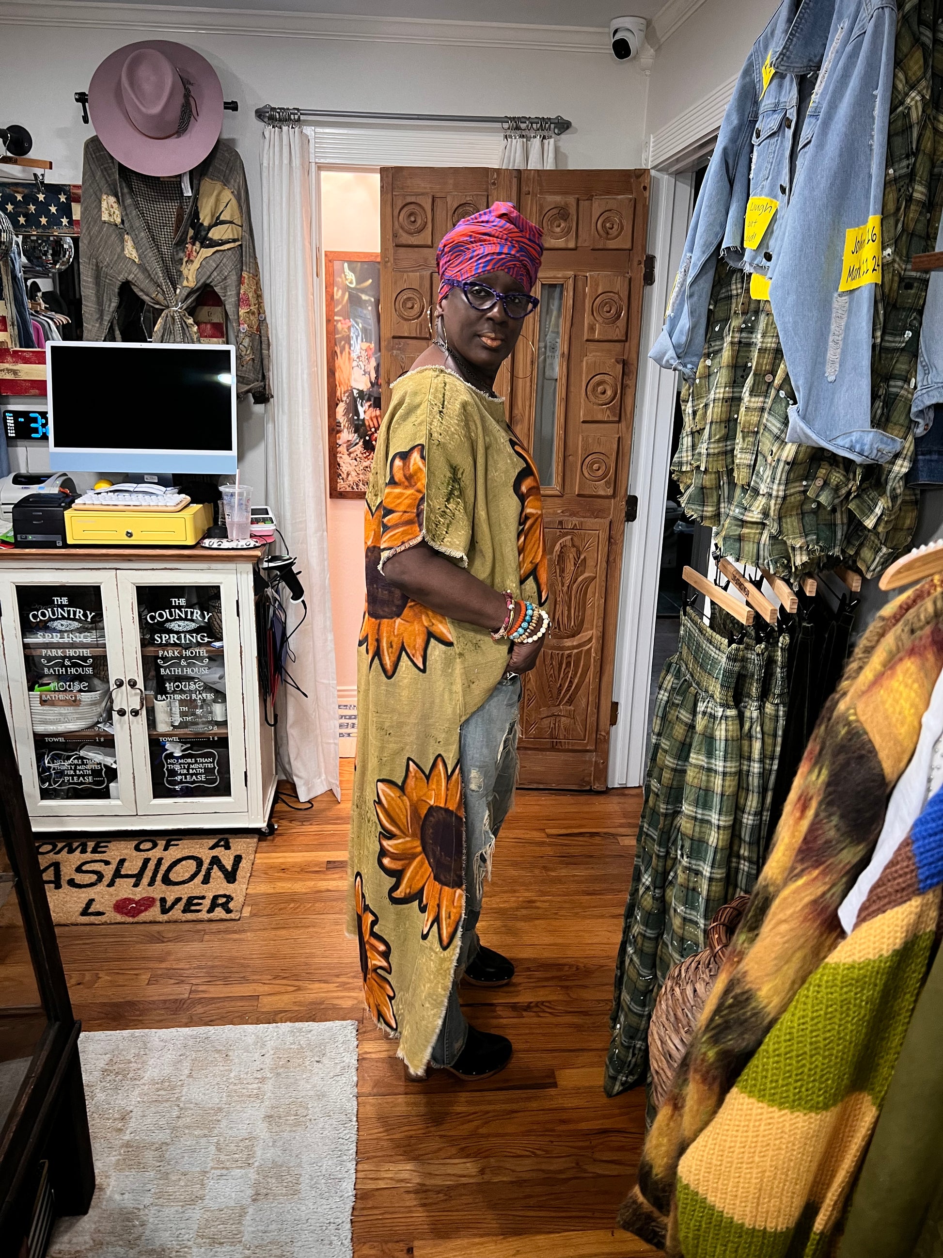 Sunflower Hi-Low Kaftan *pre-order