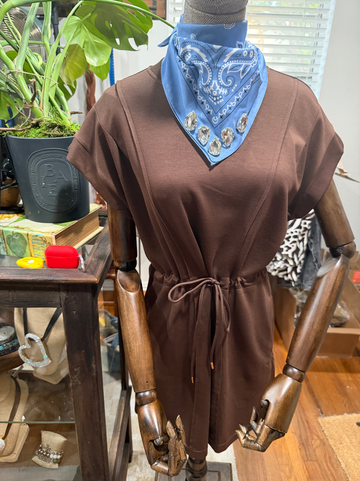 Cinch Me in Tie Waist T-shirt Dress