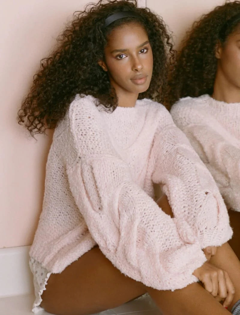 Donna Cable Knit Sweater