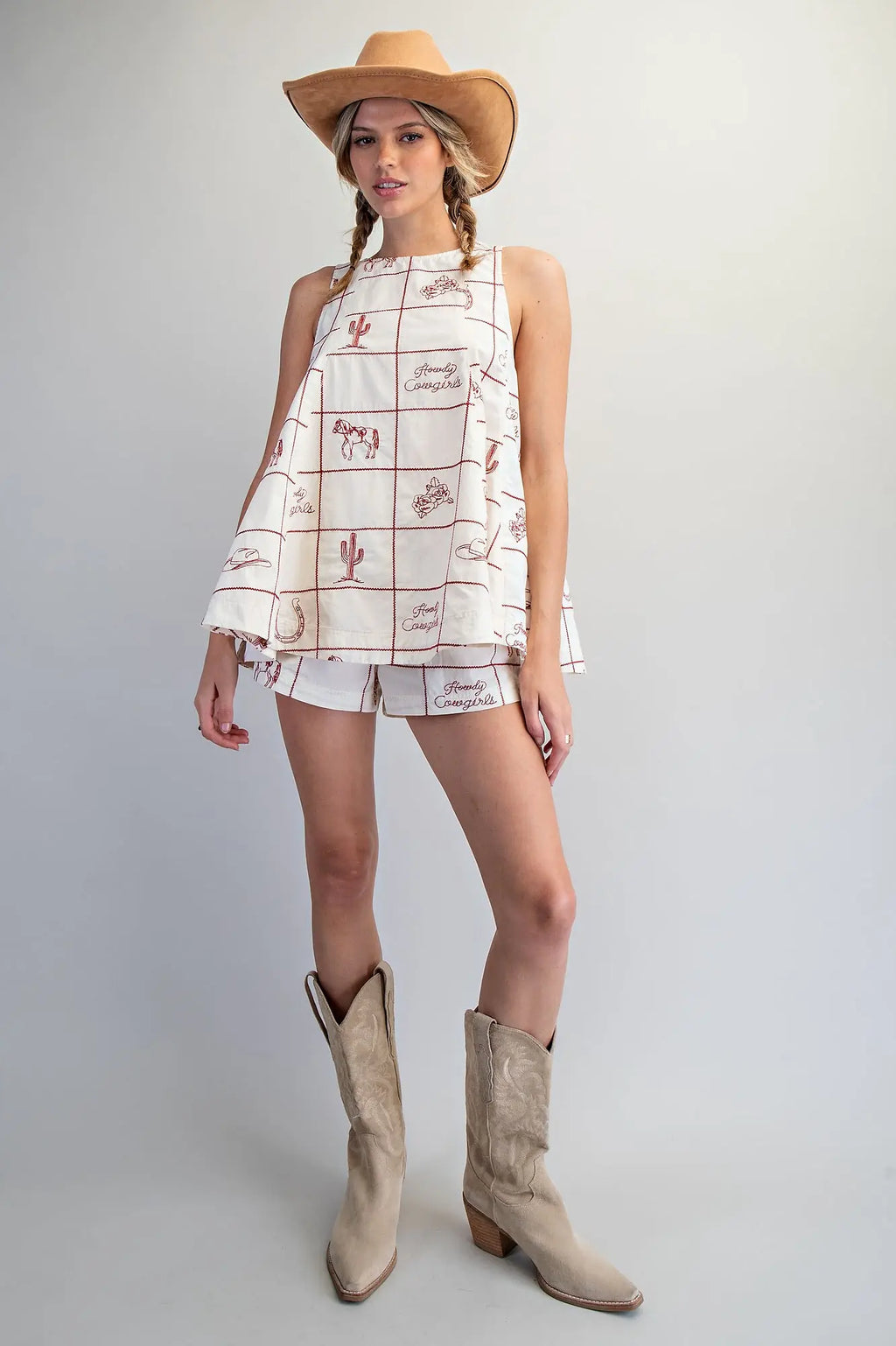 Going to the Rodeo Swing Top