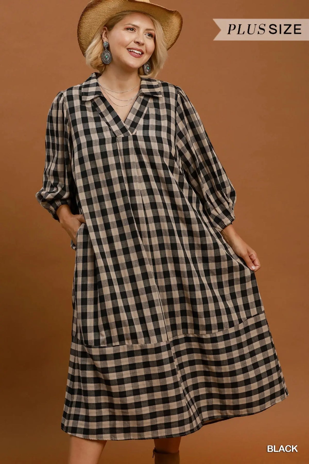 Hannah Buffalo Plaid Dress