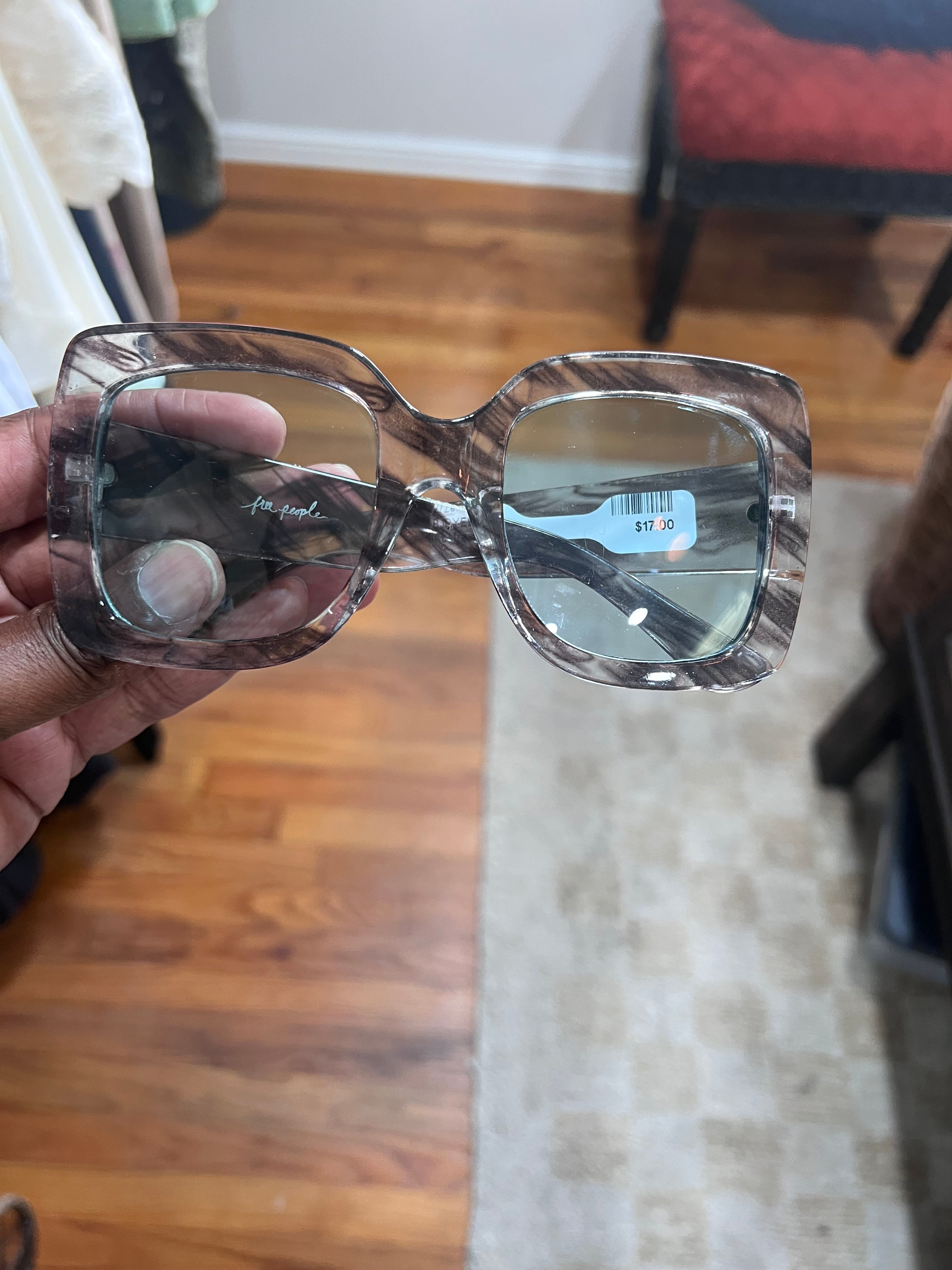 Free People Abstract Sunglasses
