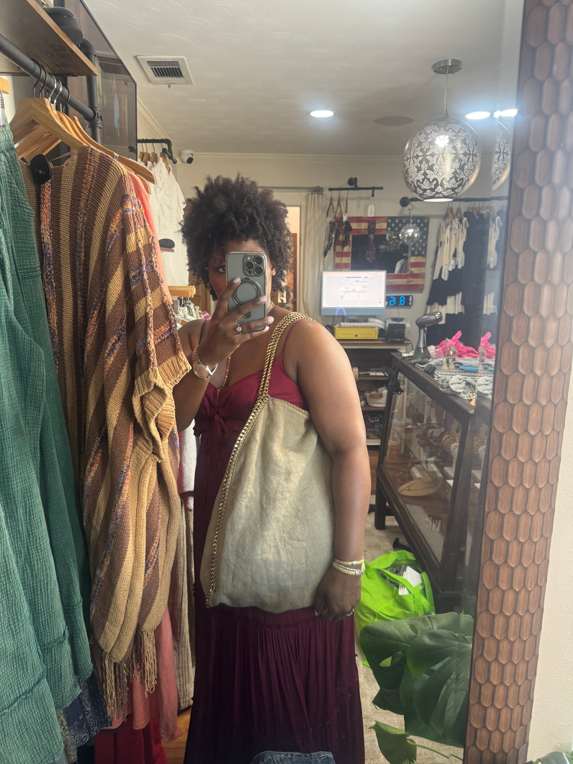 Stella McCartney Falabella Linen Tote