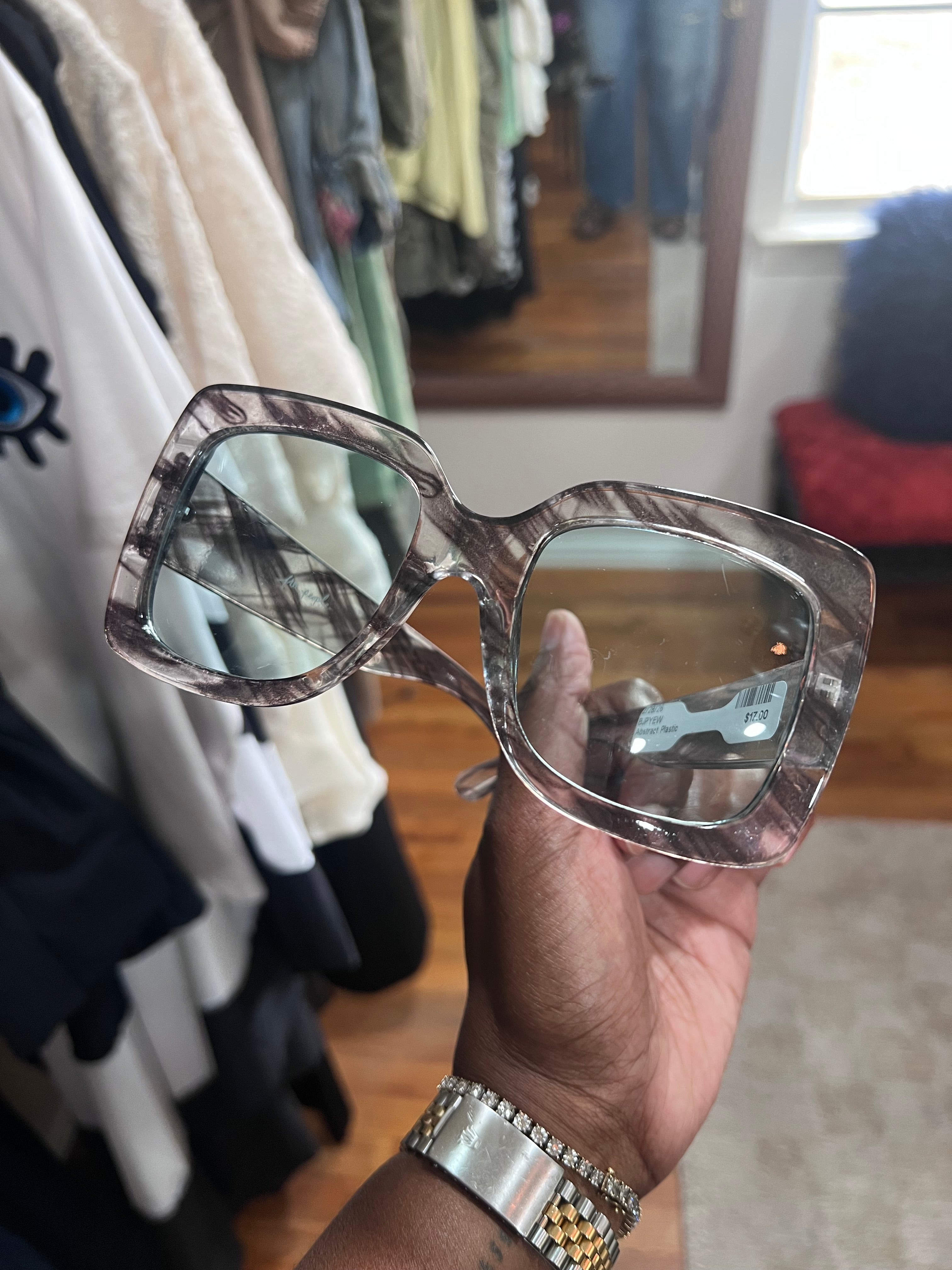 Free People Abstract Sunglasses
