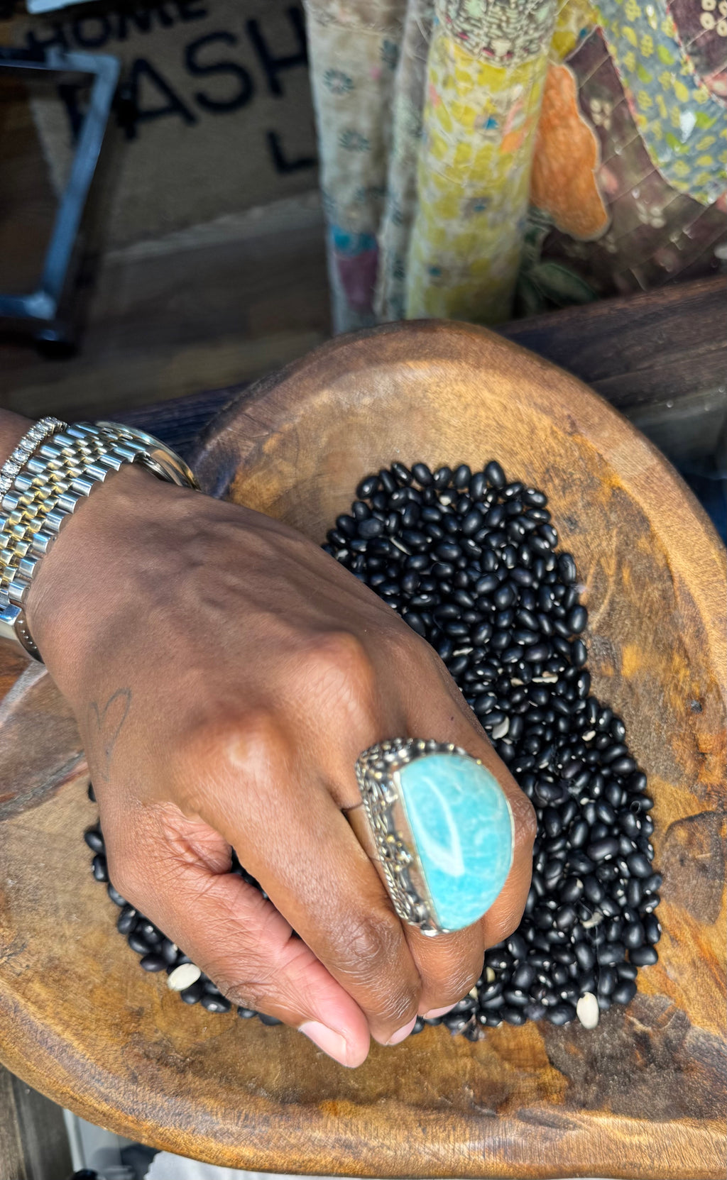 Half Moon Oceanside Ring