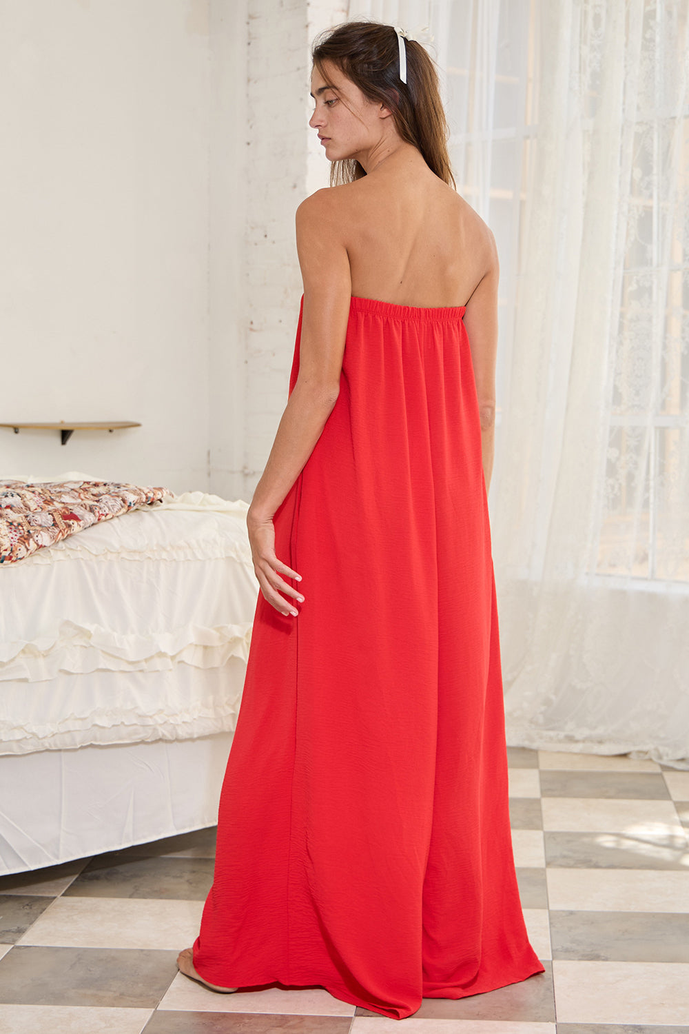 Rory Strapless Flowy Jumper