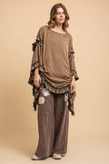 Laid-back Goddess Ruffle Top