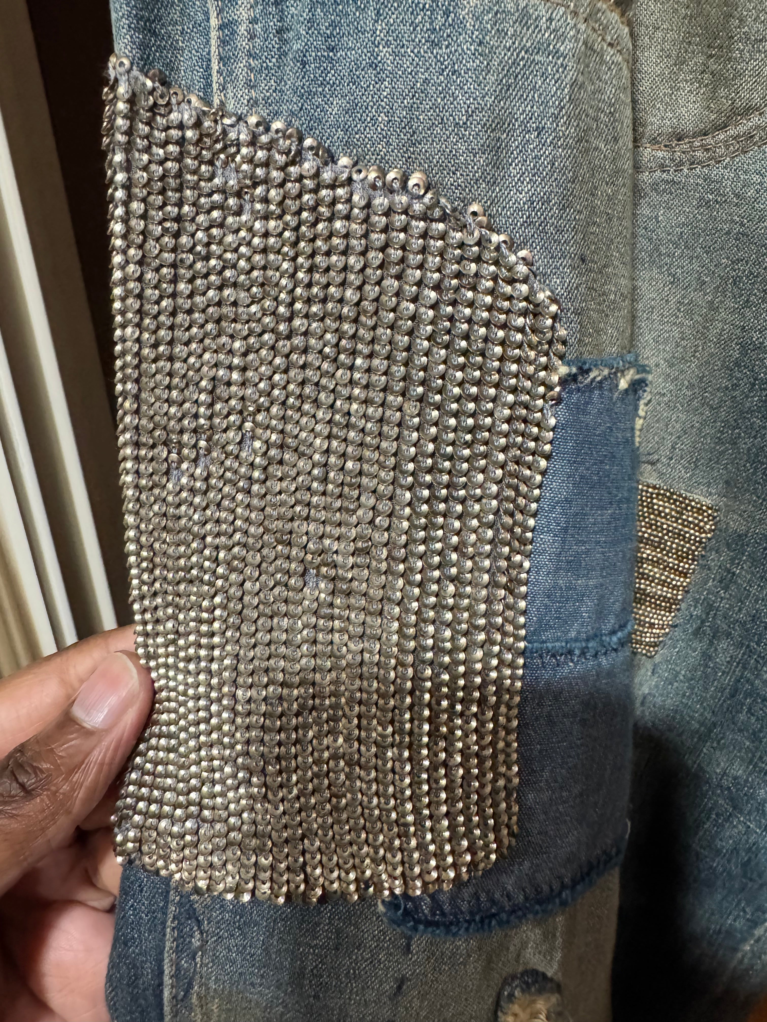 Ralph Lauren Beaded Denim Jean