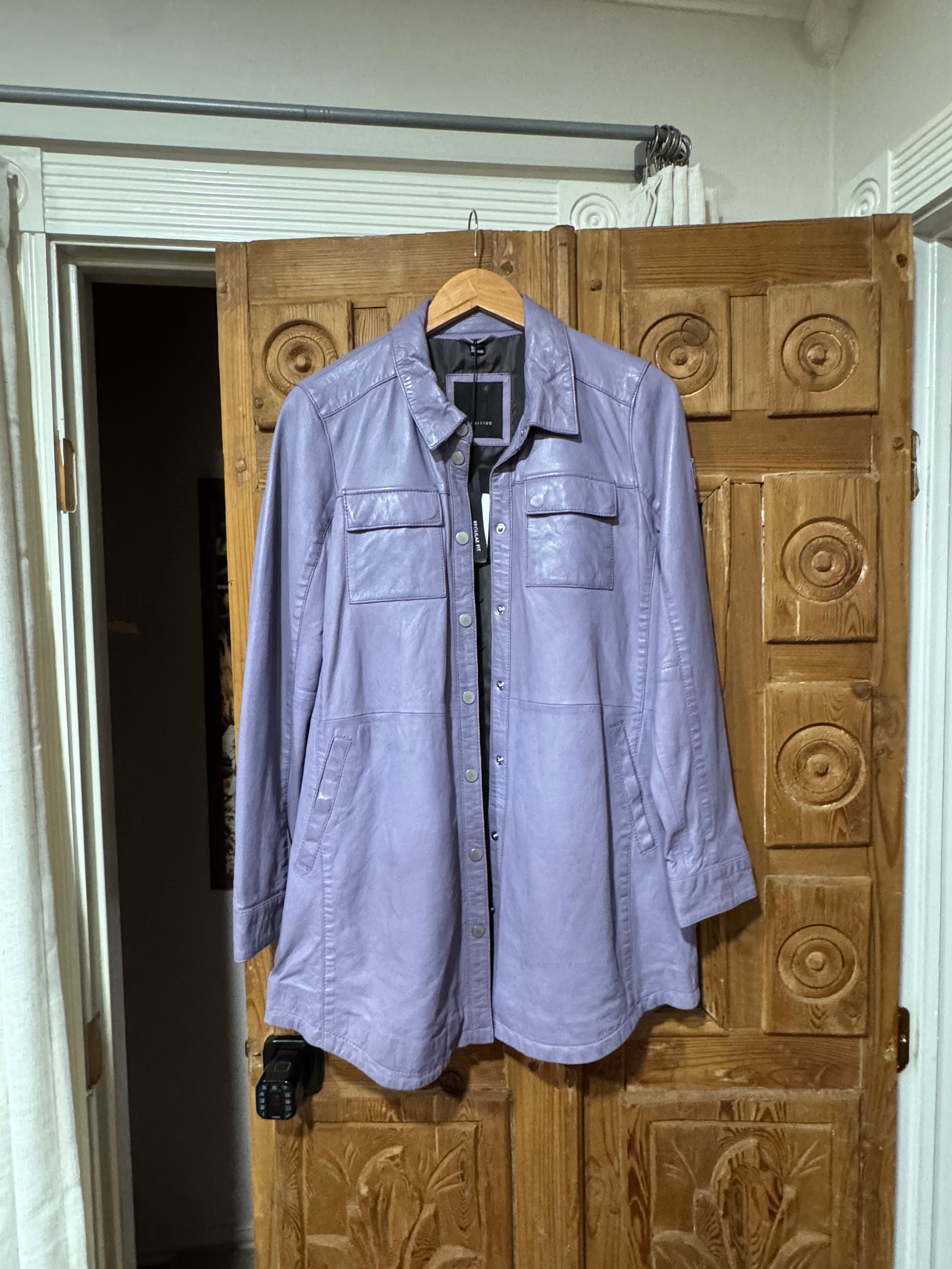 Miha Long Leather Jacket