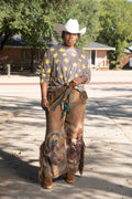 Magnolia Pearl Star Appliqué Long sleeve Tee