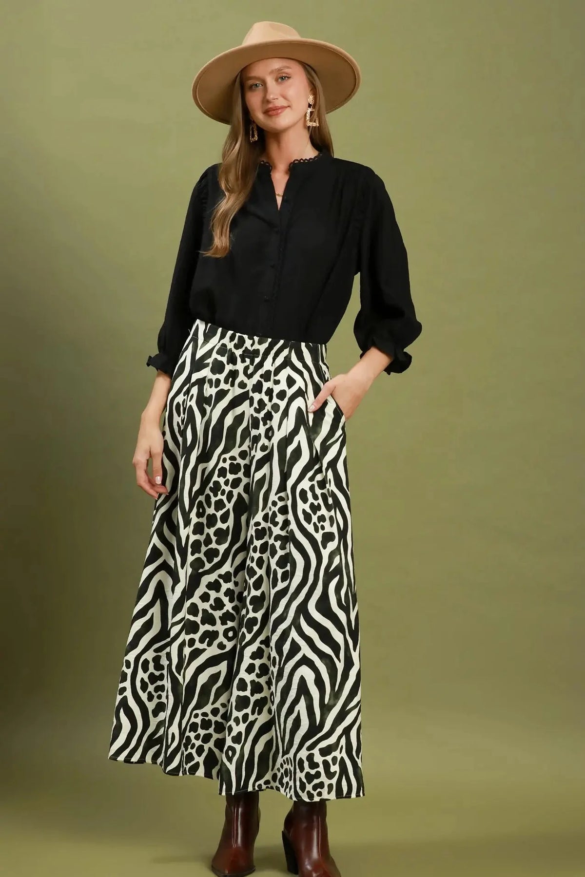 Boomerang Animal Print Pant