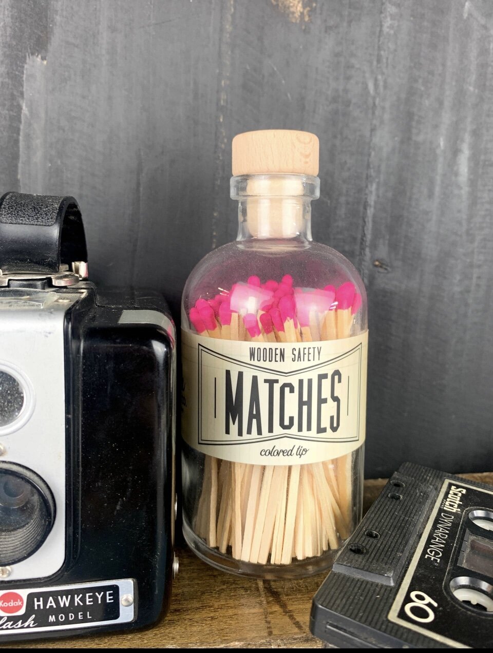 Vintage Apothecary Candles Matches