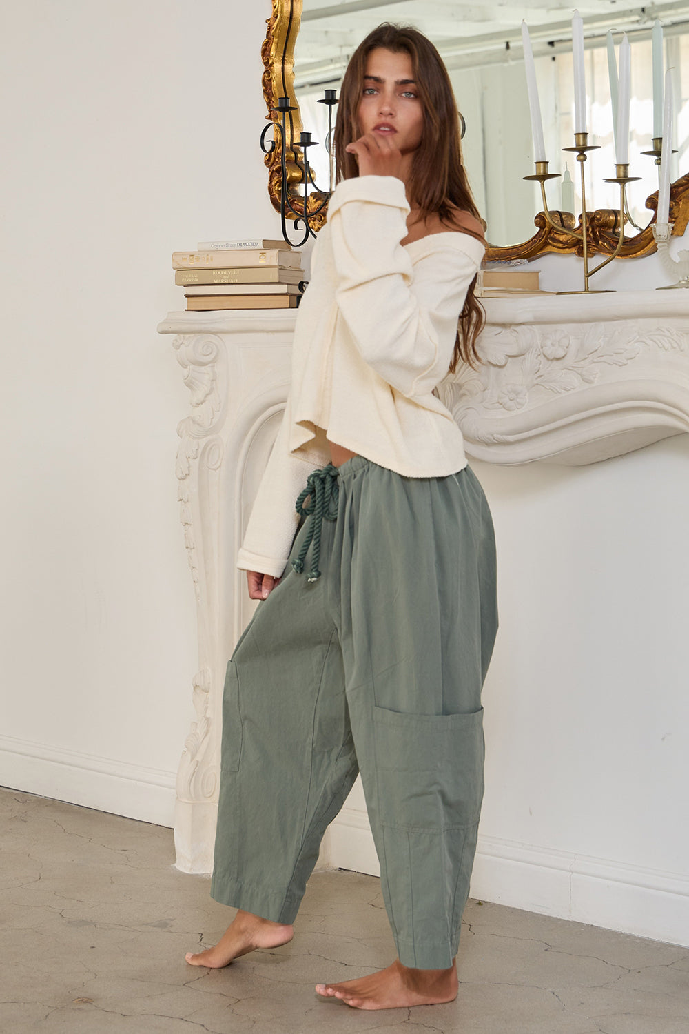Bellamy Drawstring Harem Pants