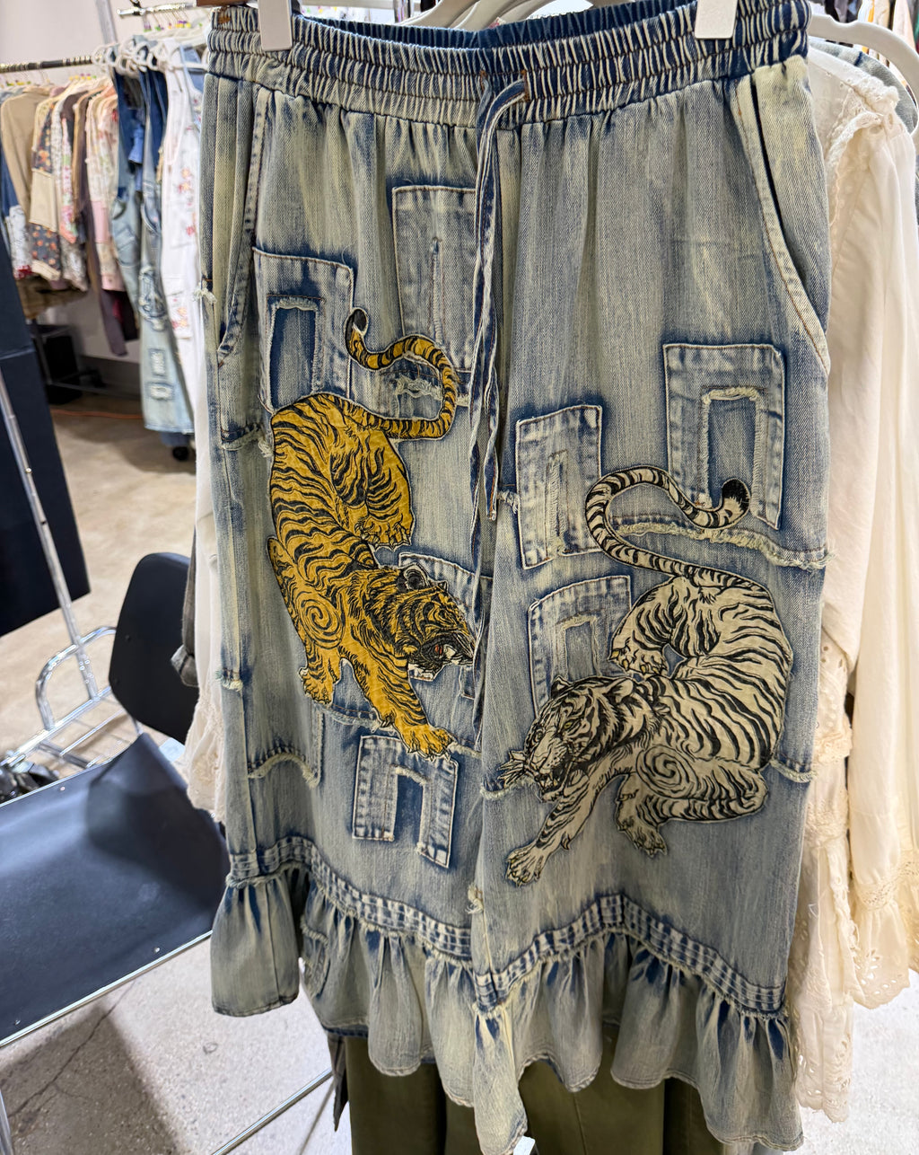 Les Tigre’s Cropped Ruffle Pant