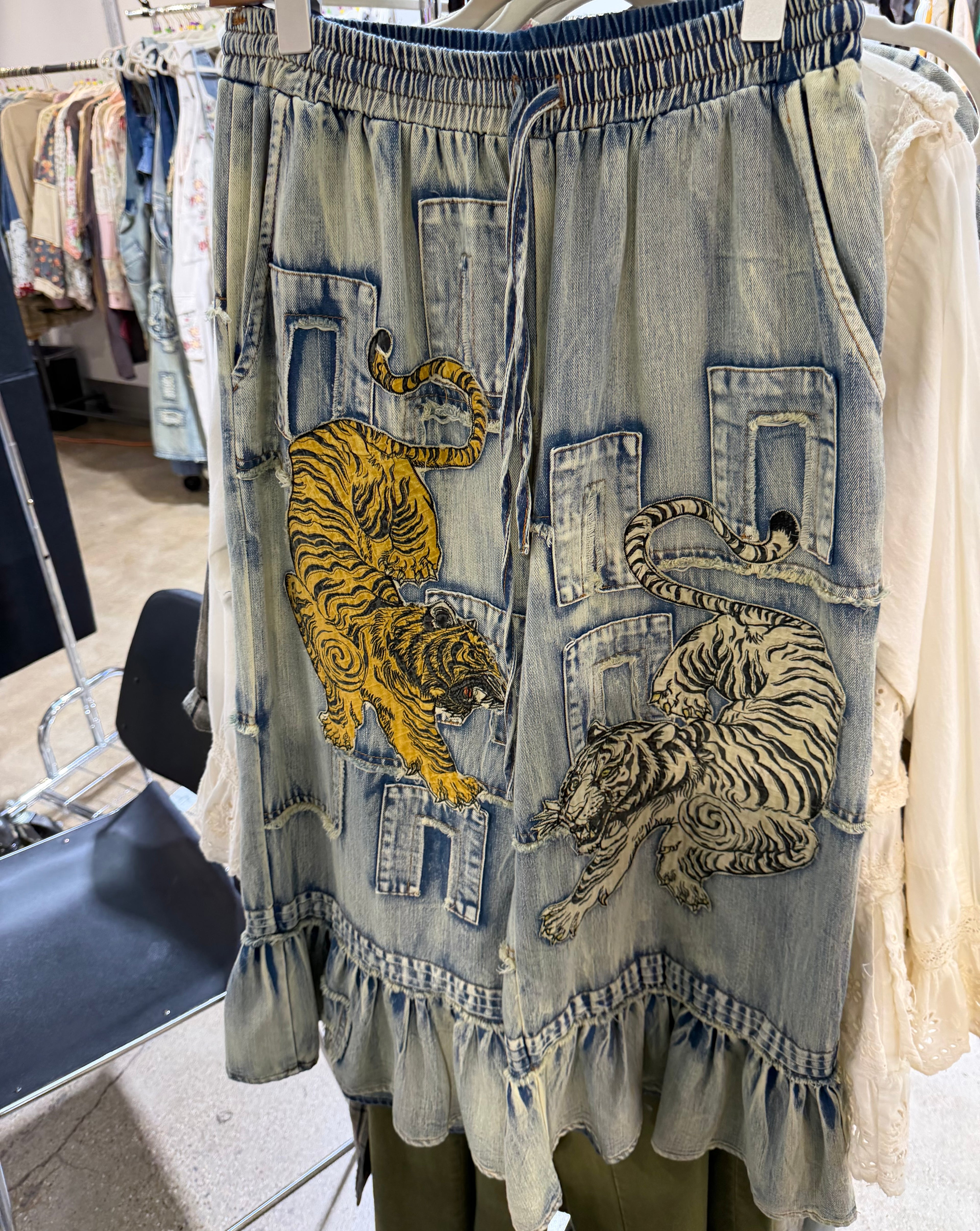 Les Tigre’s Cropped Ruffle Pant