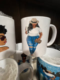 Black Girl Coffee Mugs