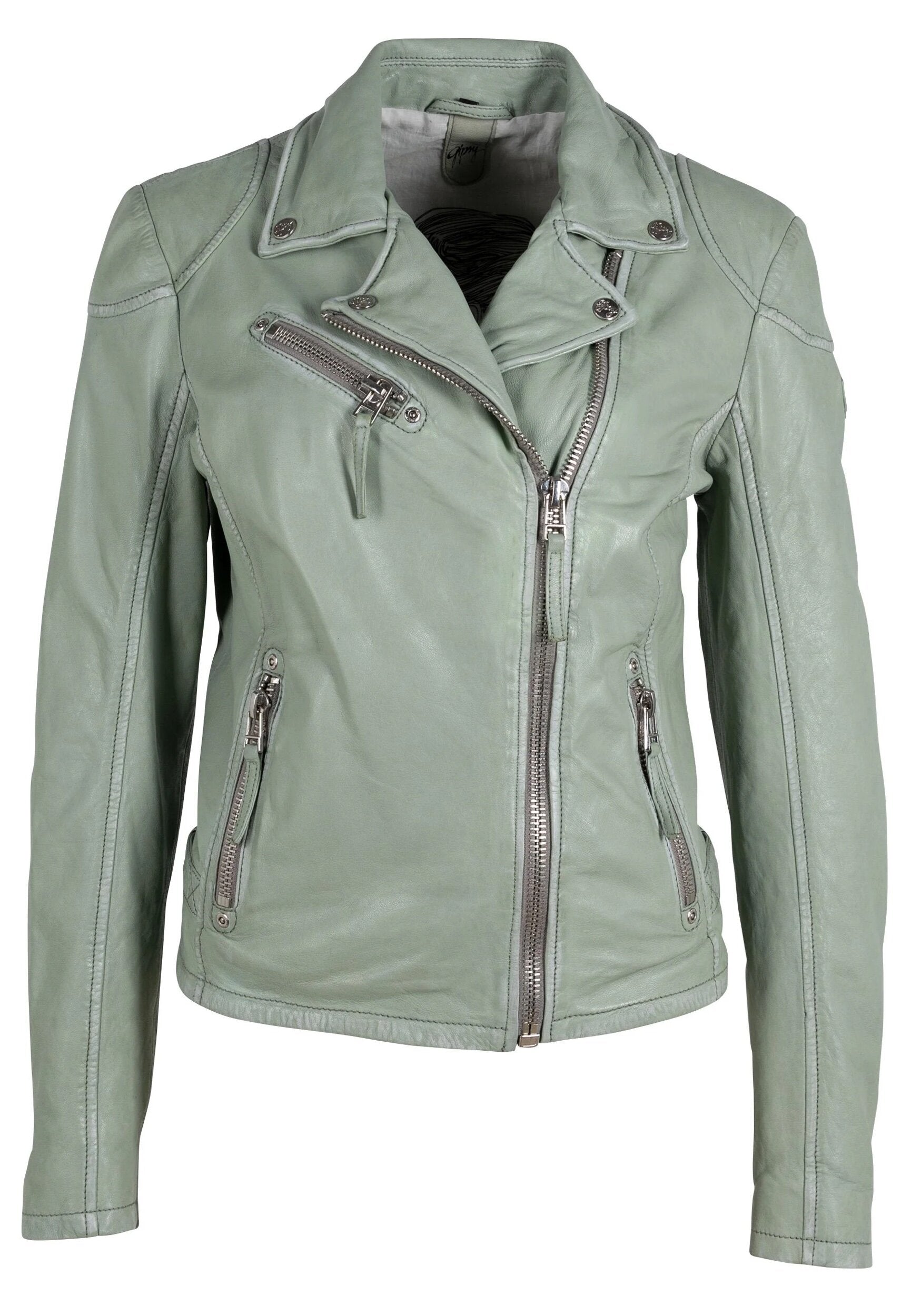 Sofia Lambskin Moto Jacket