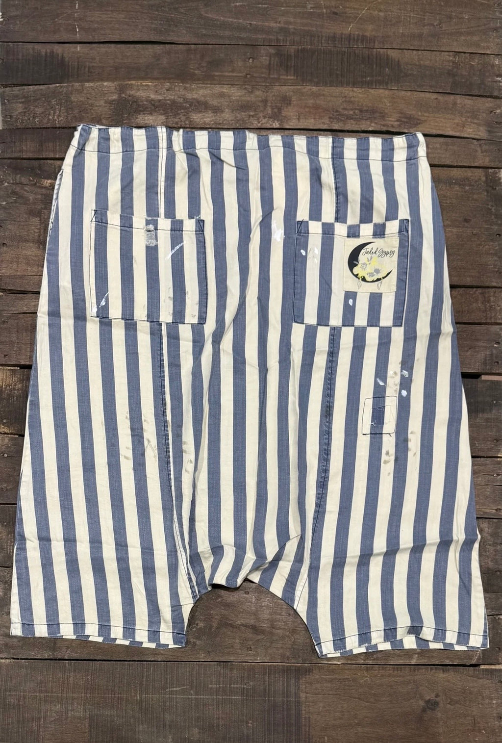 Bea Chambray Striped Harem Pant