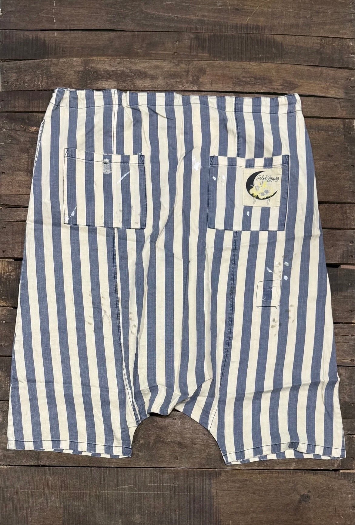 Bea Chambray Striped Harem Pant