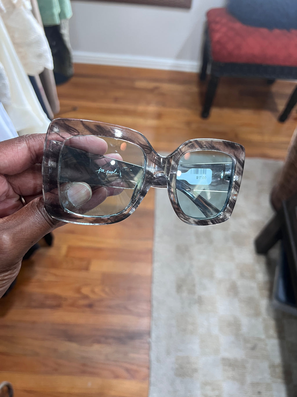Free People Abstract Sunglasses