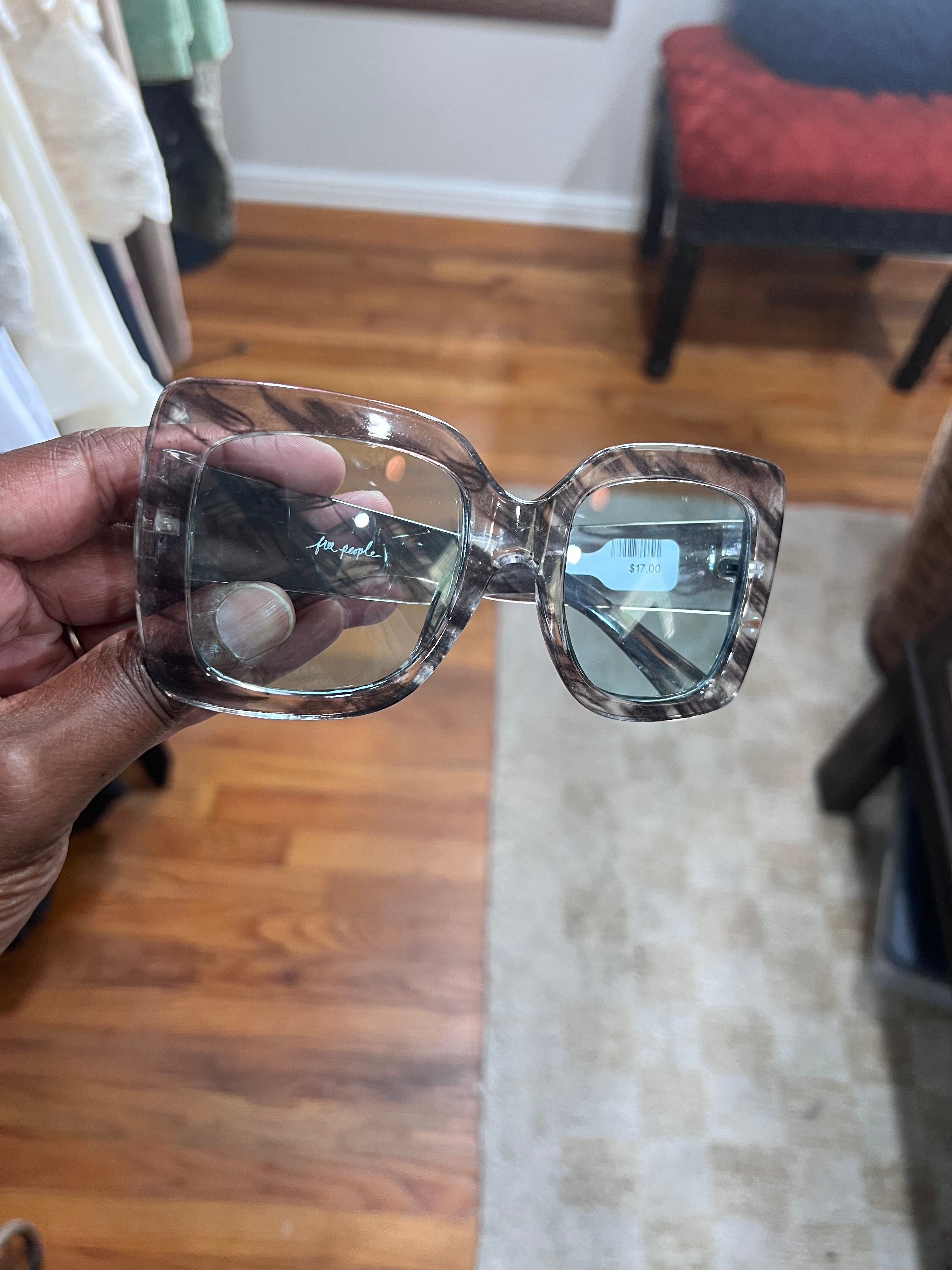 Free People Abstract Sunglasses