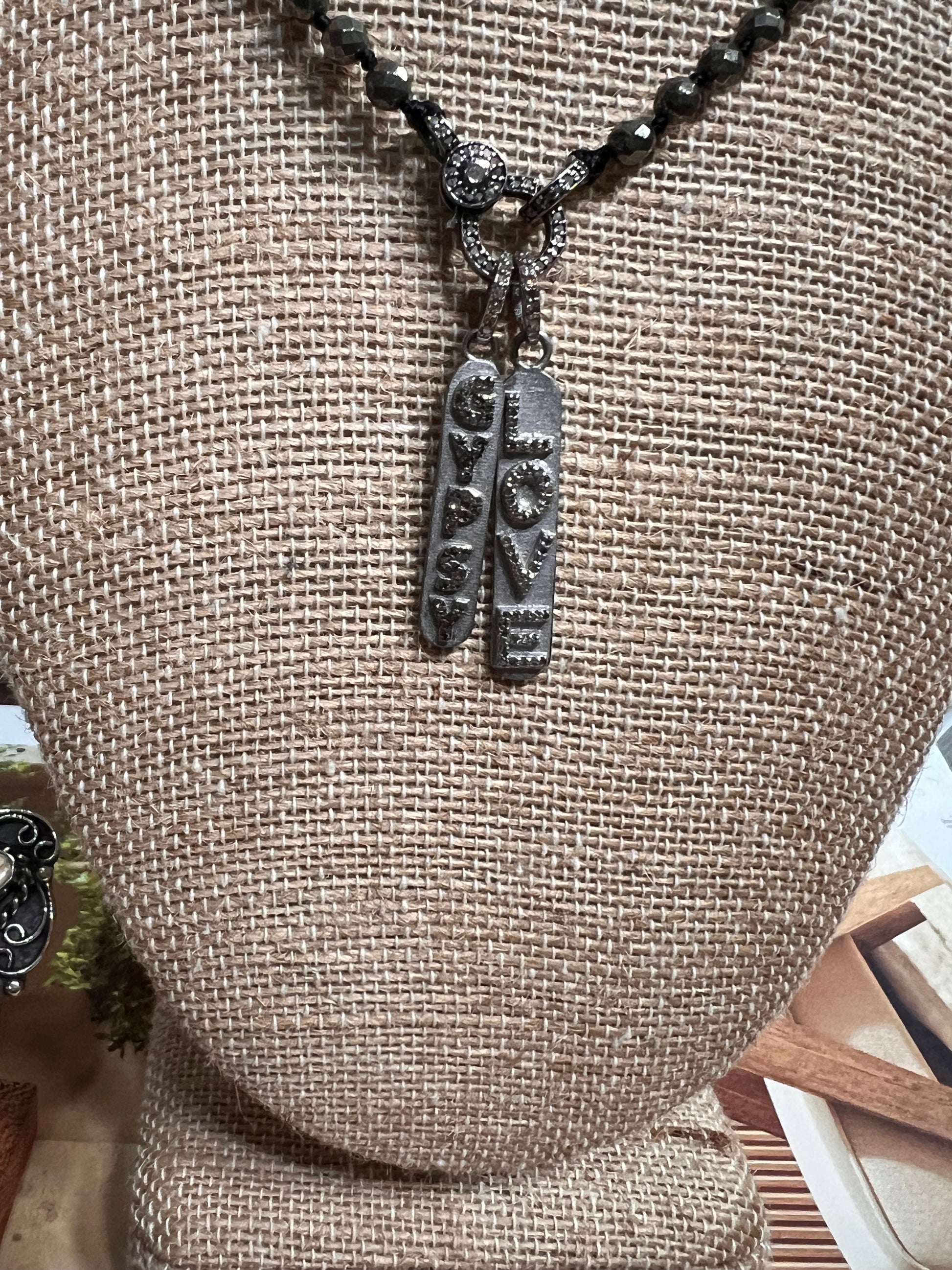 Gypsy & Love Pyrite Diamond Necklace