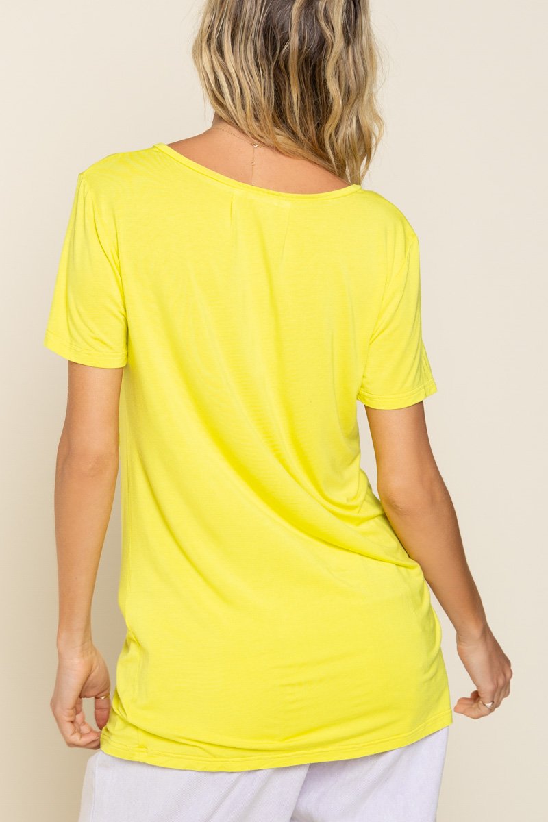 Dani Deep V neck Tee