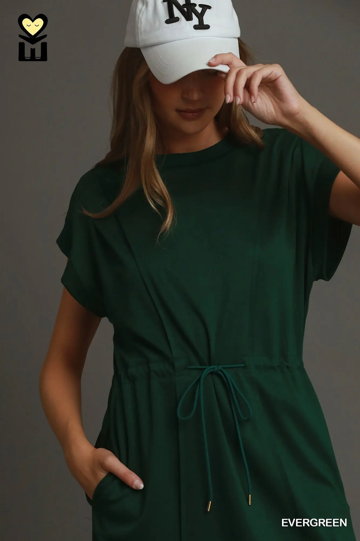 Cinch Me in Tie Waist T-shirt Dress