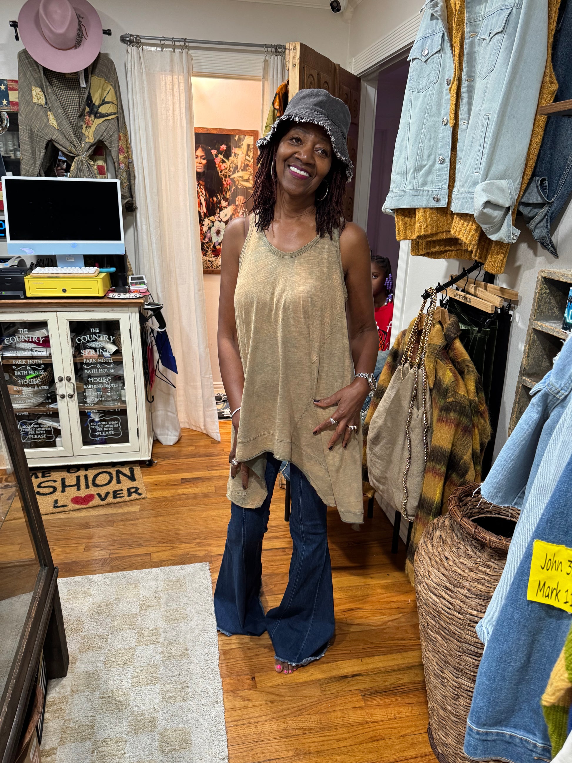 Jaiden Weathered Tank