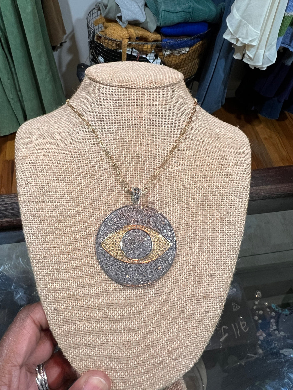 “The Eye” Diamond Pendant