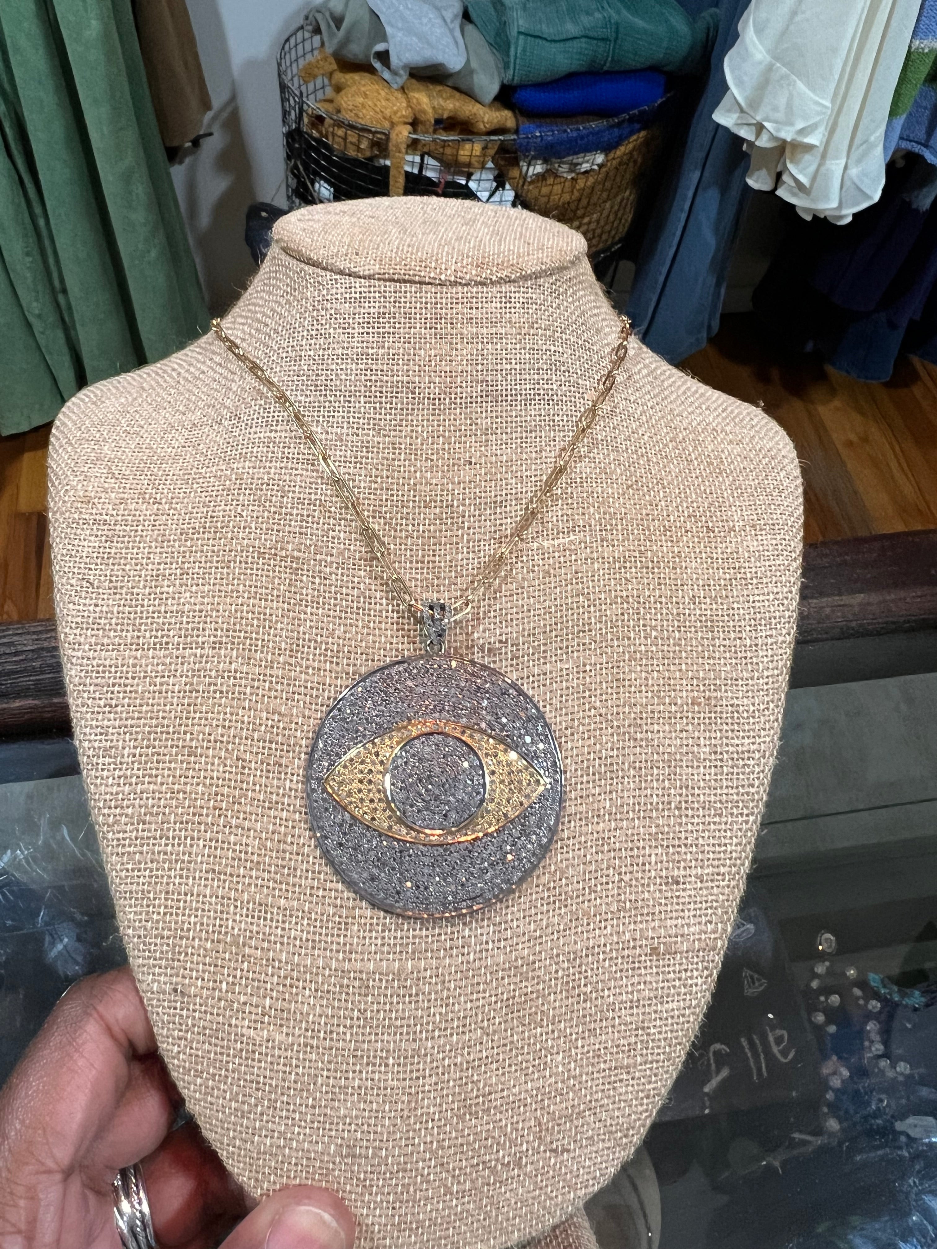 “The Eye” Diamond Pendant