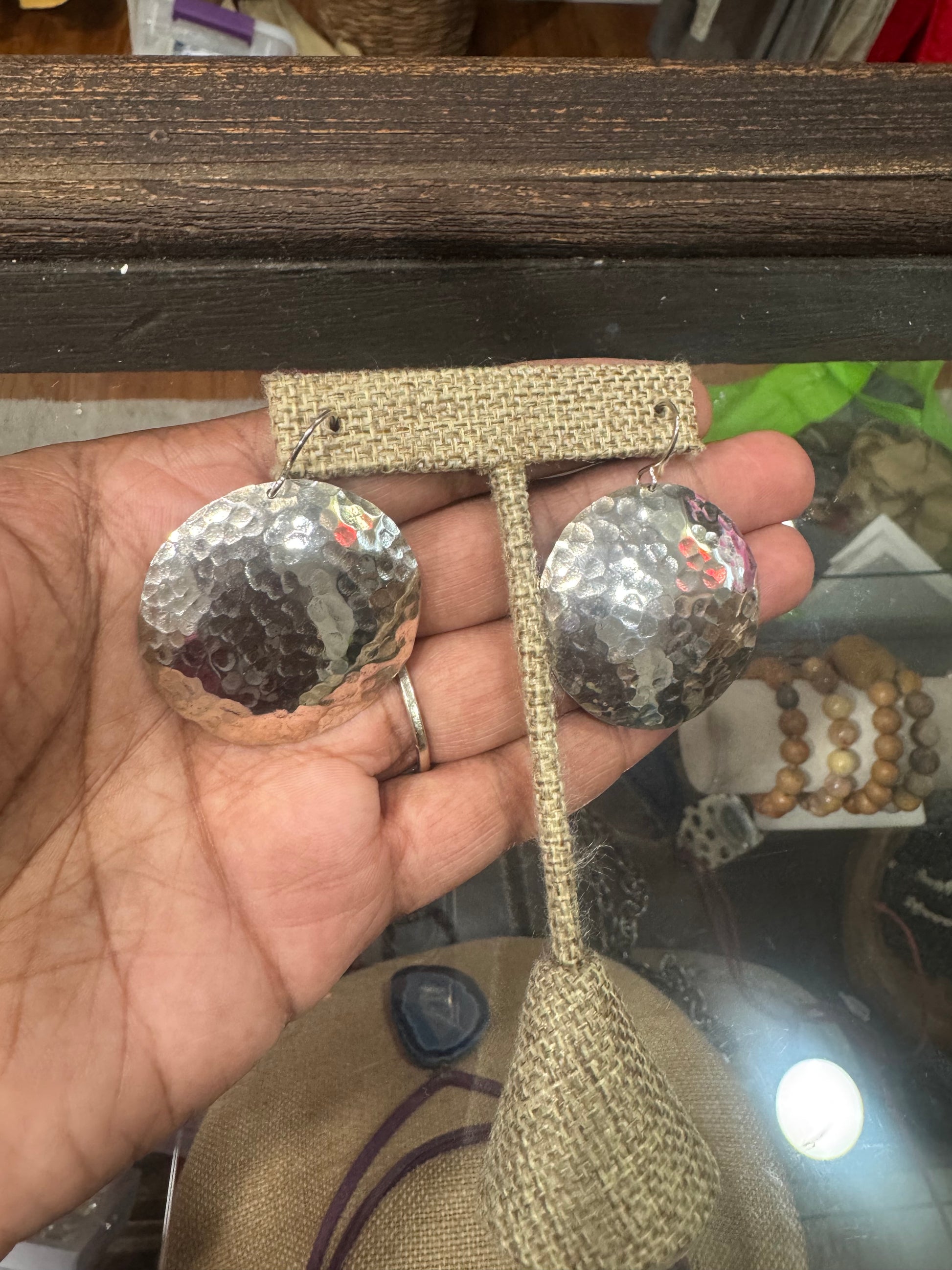 JODIE Sterling Silver Small Disc Earrings