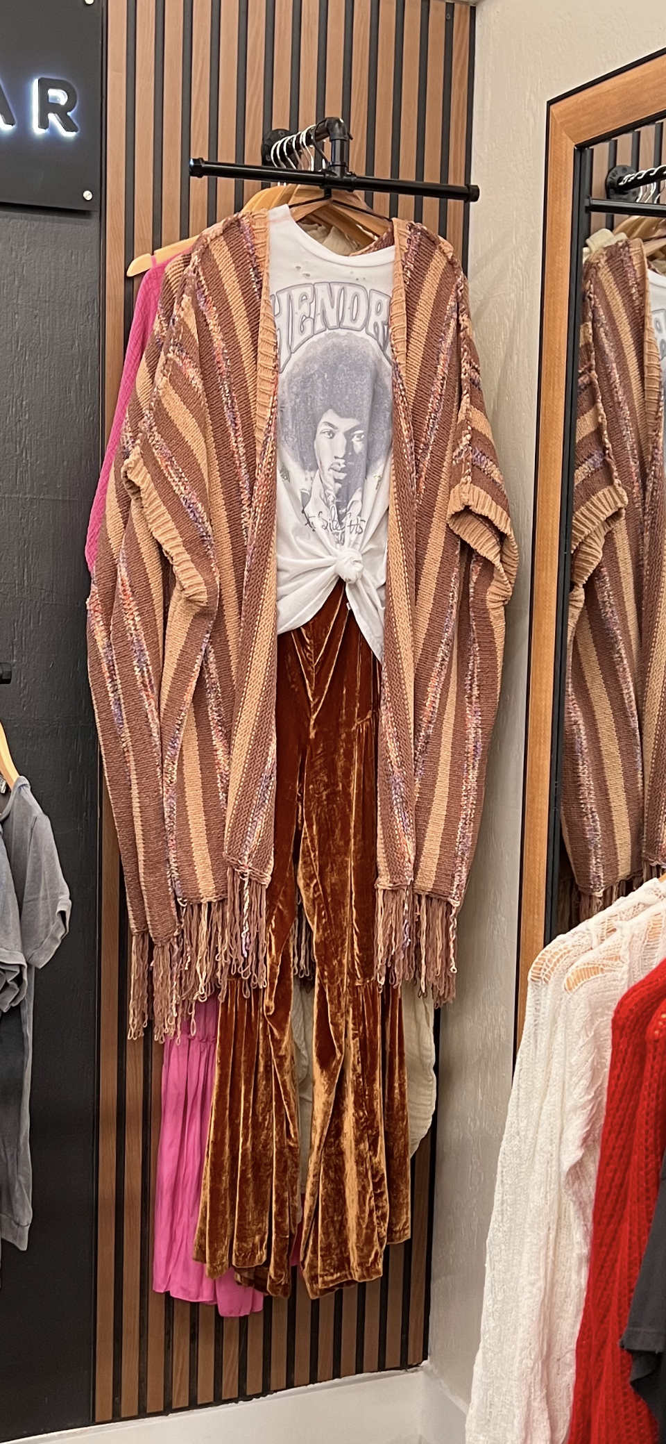 Haven Multi Striped Kimono