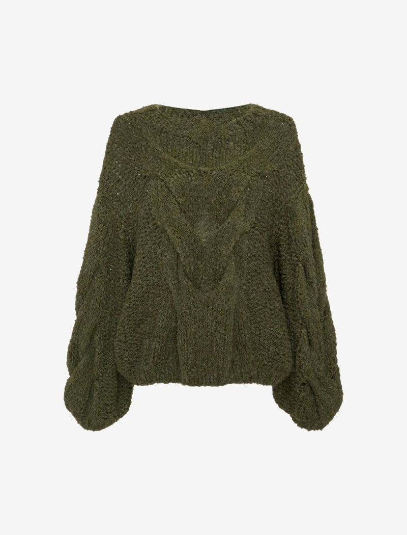 Donna Cable Knit Sweater