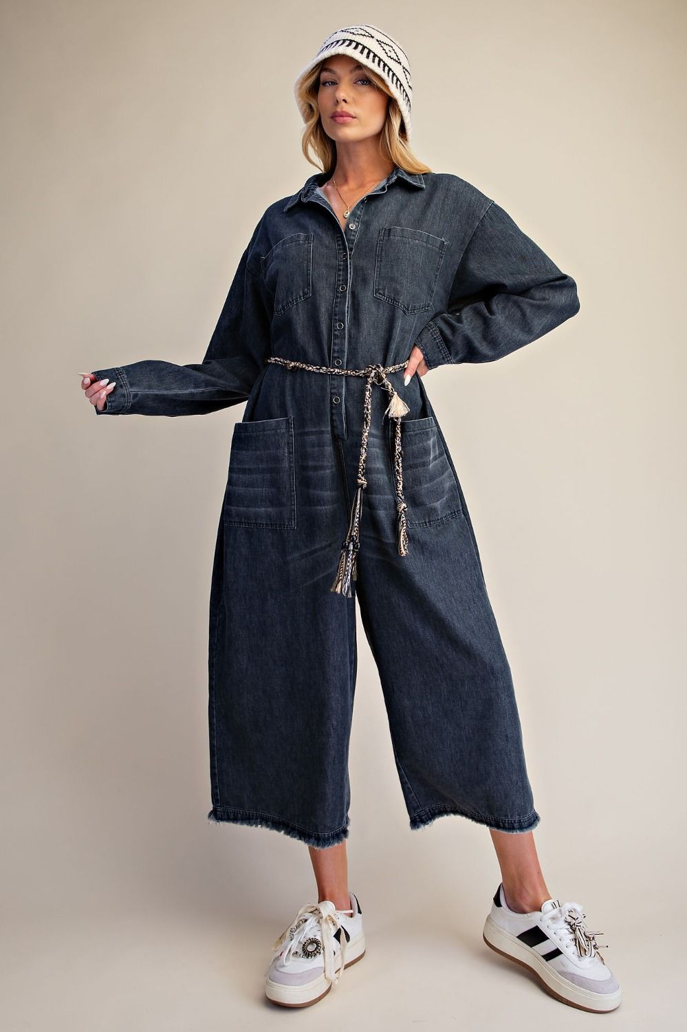 Macy Denim Jumpsuit