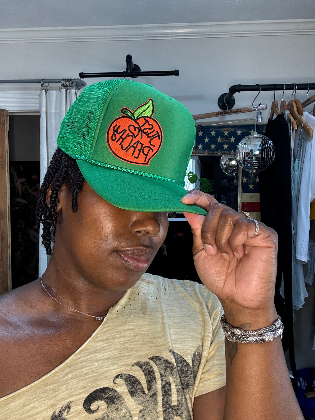 Just Peachy Trucker Hat