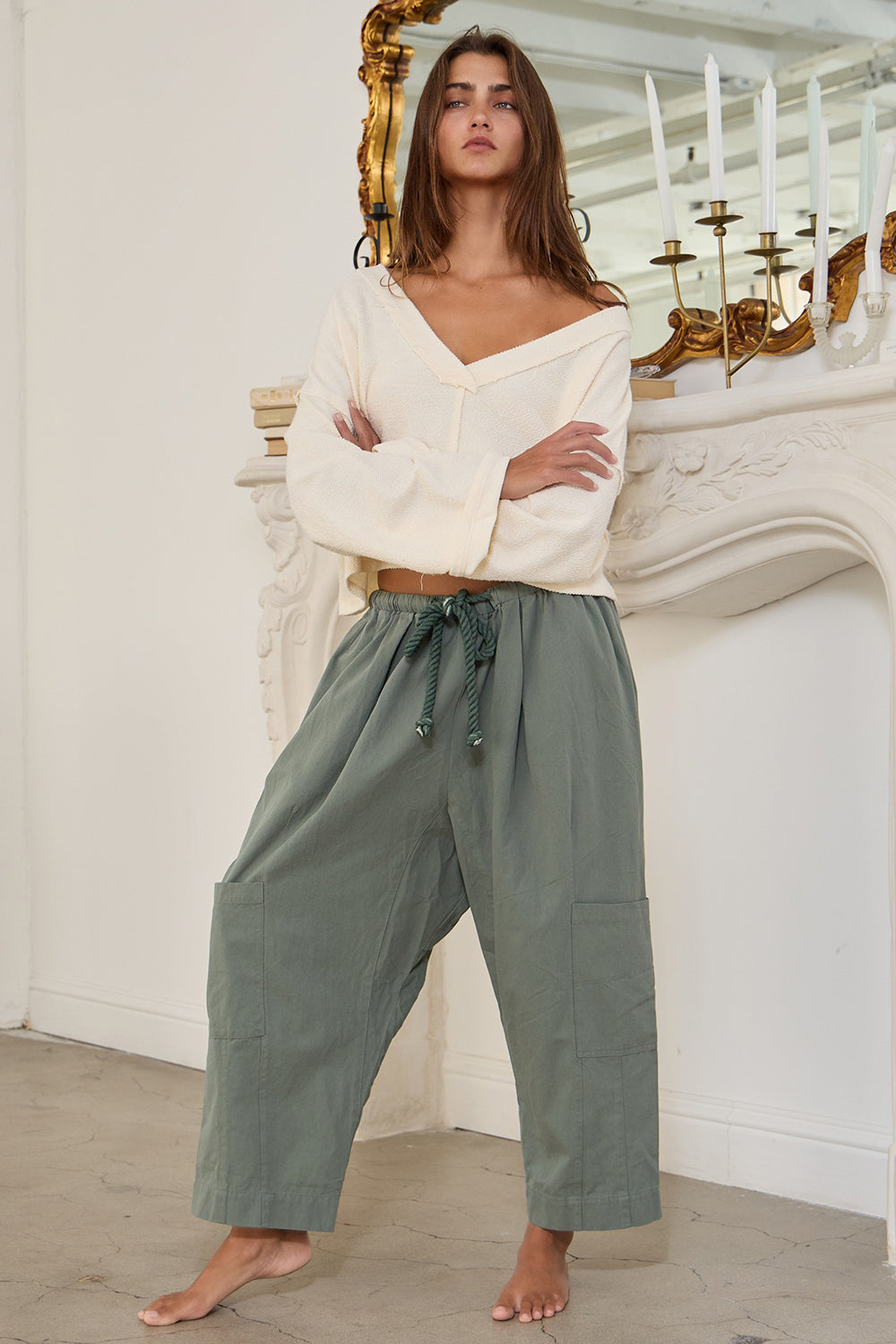 Bellamy Drawstring Harem Pants