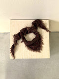 Seersea Floral Print Triangle Fringe Scarf