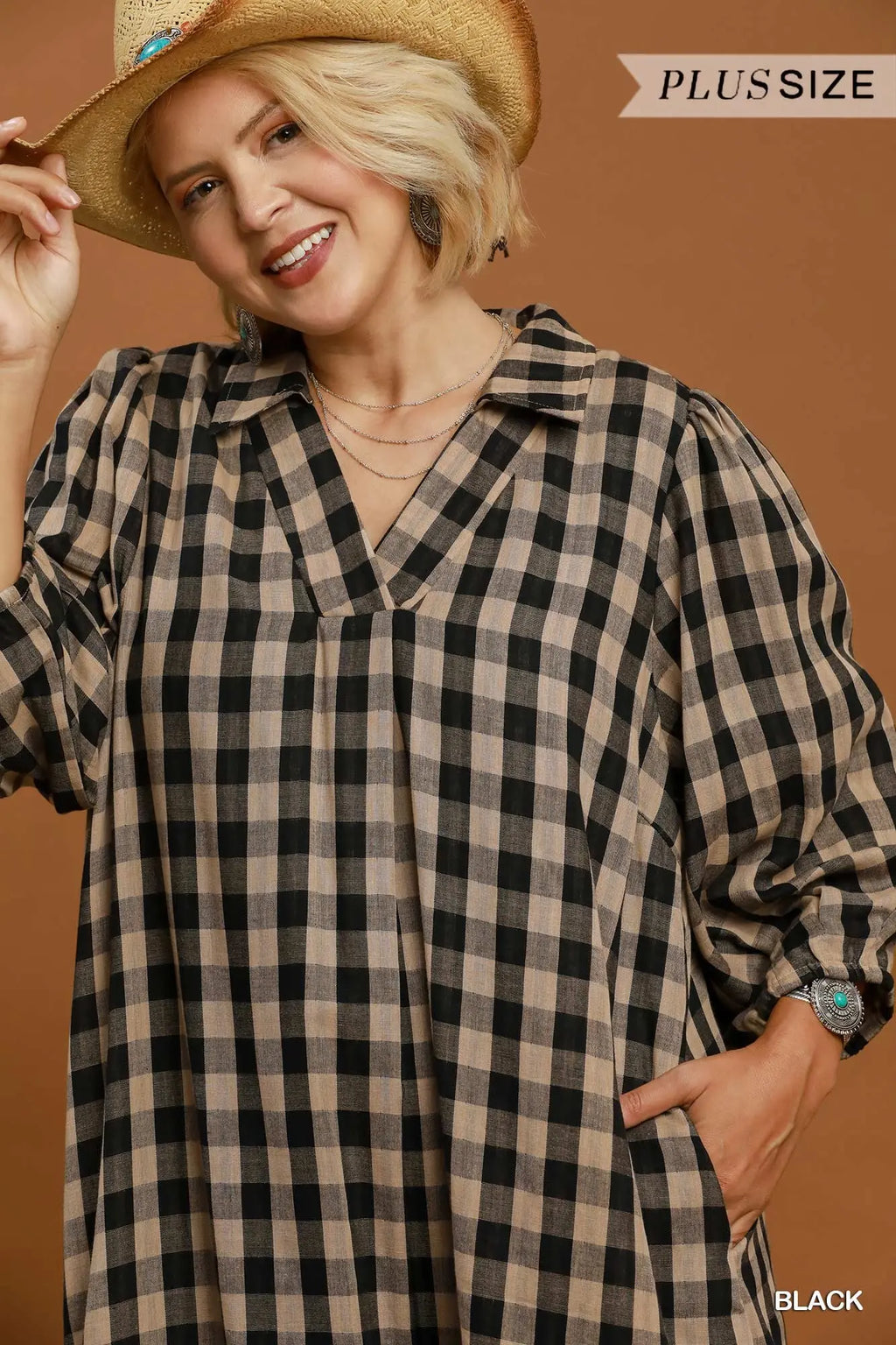 Hannah Buffalo Plaid Dress