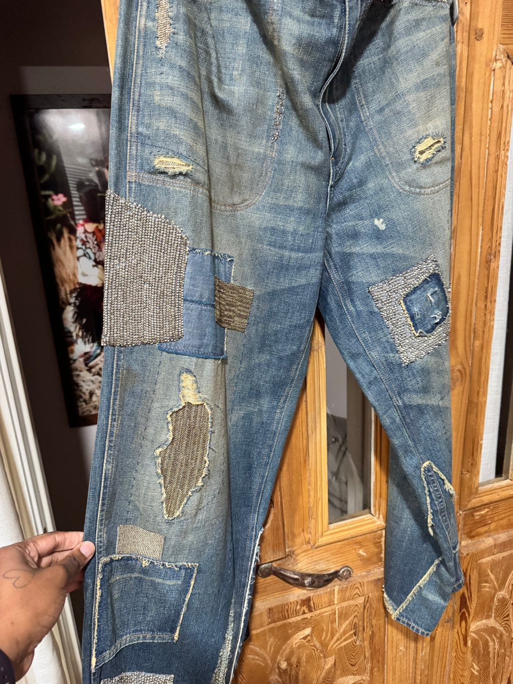 Ralph Lauren Beaded Denim Jean