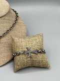 Victoria Diamond Cross Bracelet