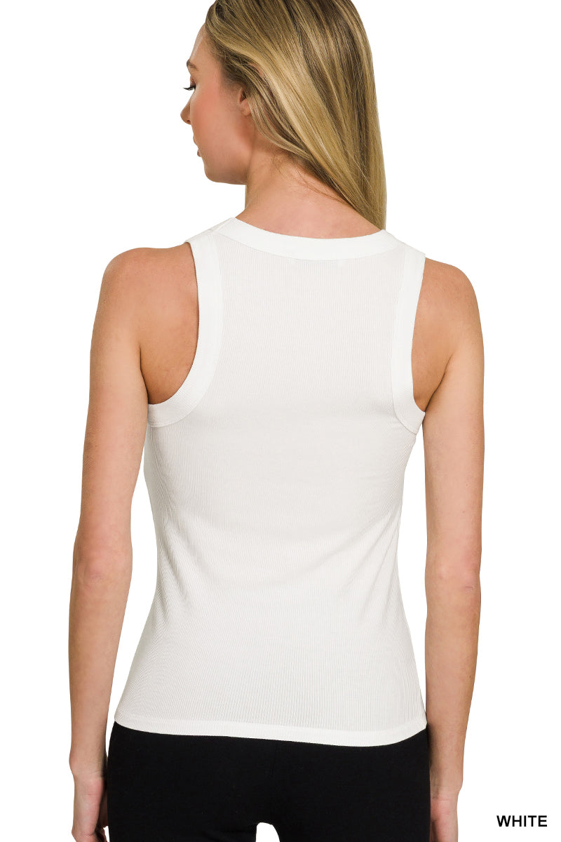 In the Scoop Ribbed Tank