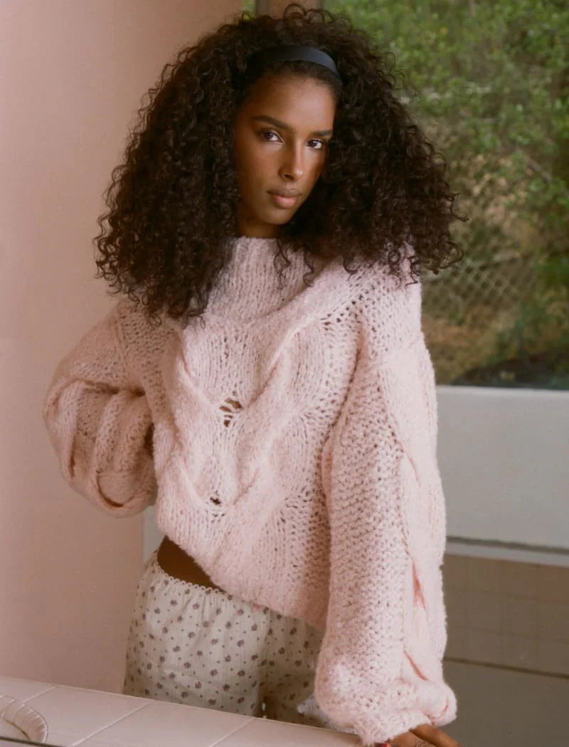 Donna Cable Knit Sweater